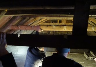 uitvoering 13-01-2021 bouwergadering - bekijken zolder voorhuis